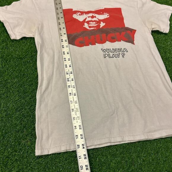 Ripple Junction Chucky "Wanna Play?" Graphic T-Shirt - Picture 2 of 5